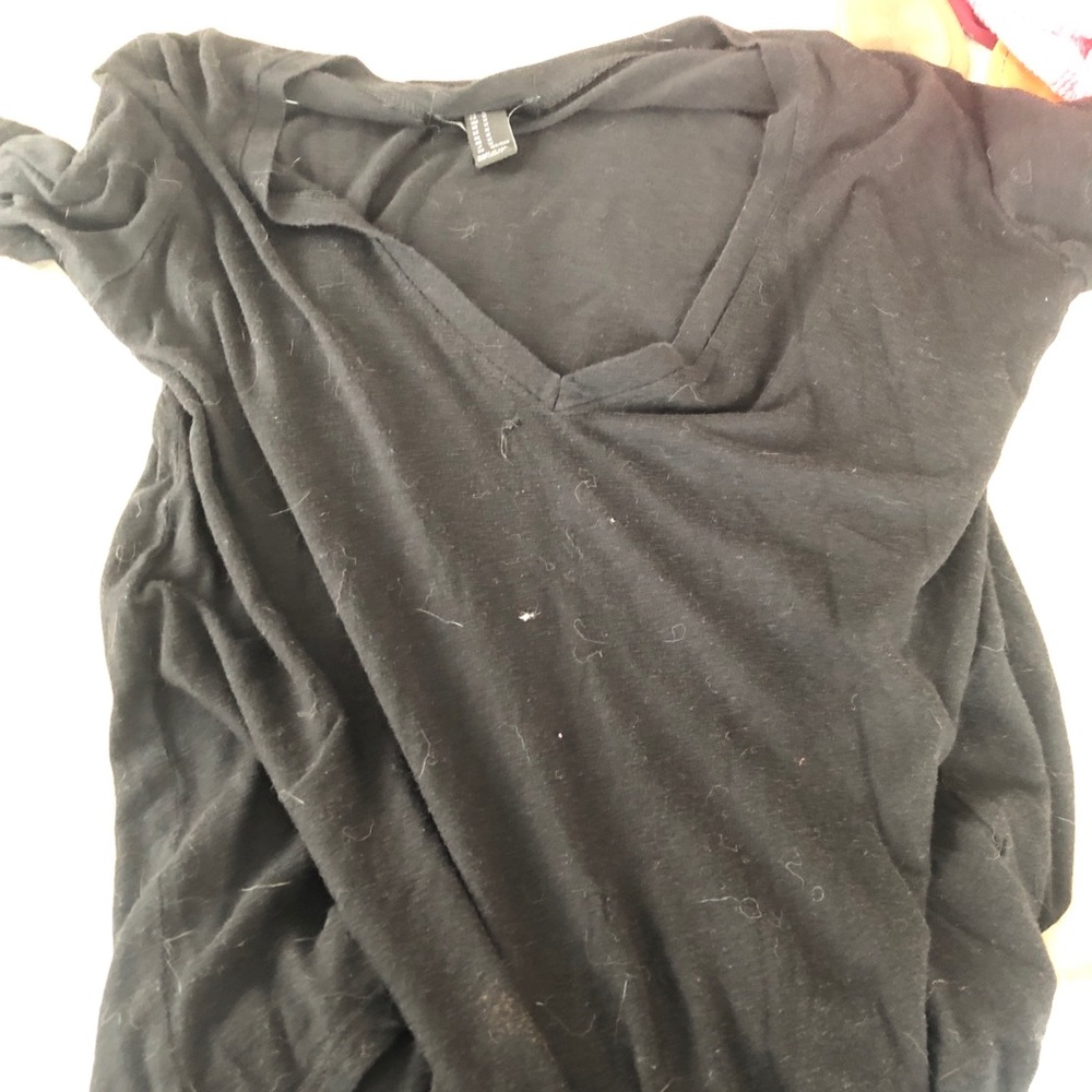 Black V Neck